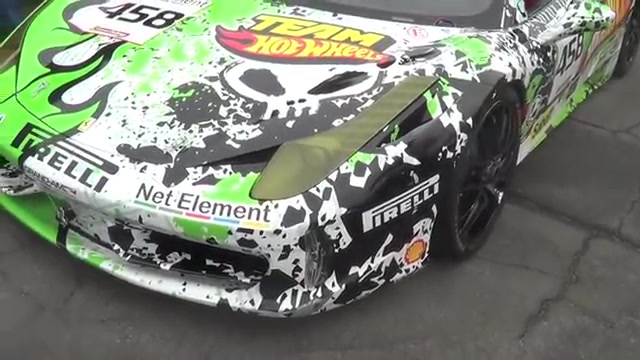 实拍风火轮hotwheels涂装ferrari458challenge