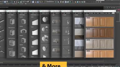 <em class="keyword">3DMAX橱柜</em>生成器KitchenCabinetGenerator 4.0