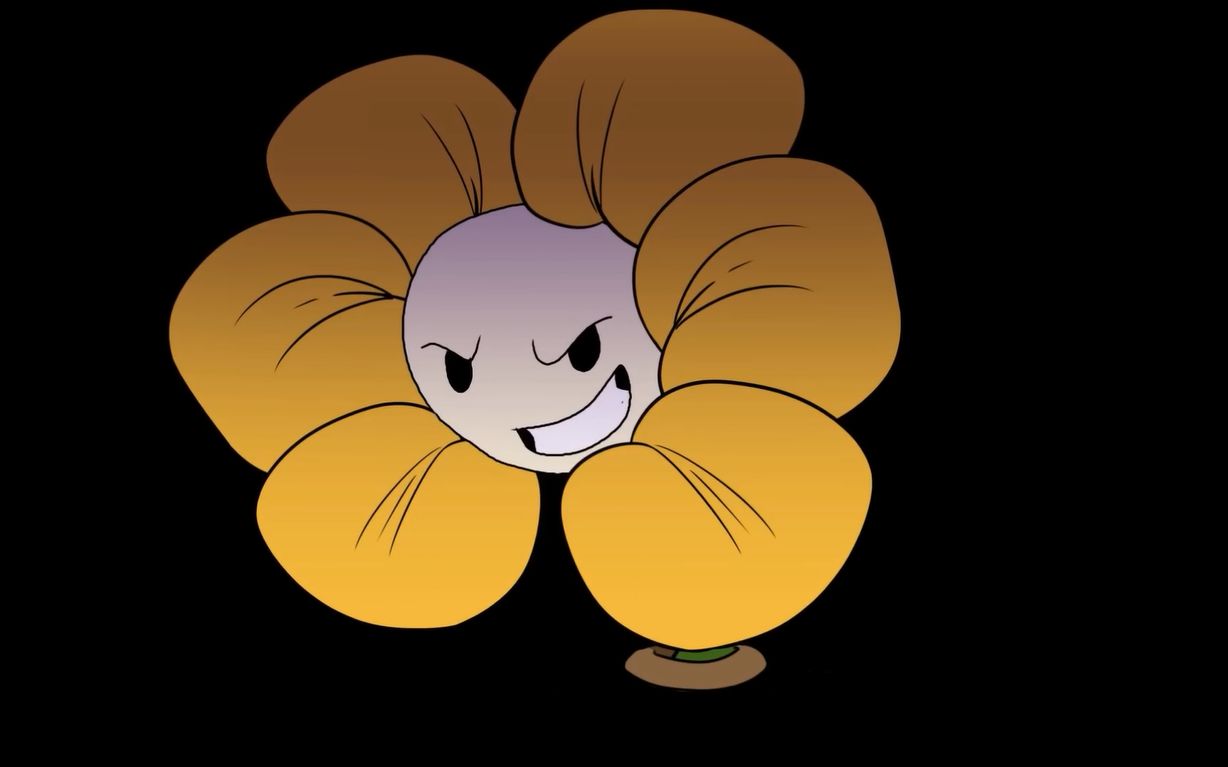 【undertale】传说之下-flowey准备战斗(中文字幕)(youtube搬运)