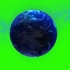 绿幕抠像地球与银河系视频素材