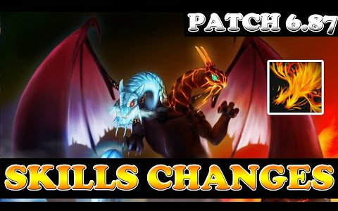 87技能更新·双头龙】dota 2 - patch- 6.87 - jakiro skill changes