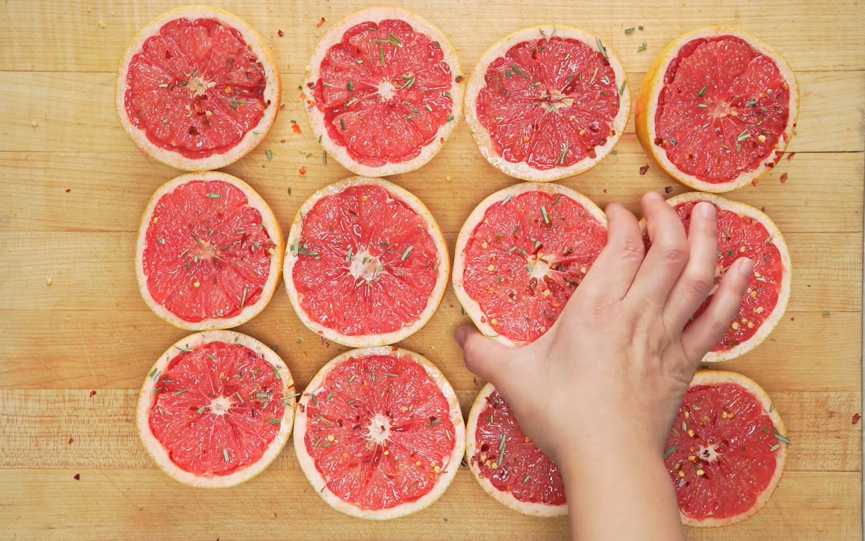 西柚新吃法 迷迭香辣味西柚 Grapefruit with Rosemary and Chile哔哩哔哩bilibili