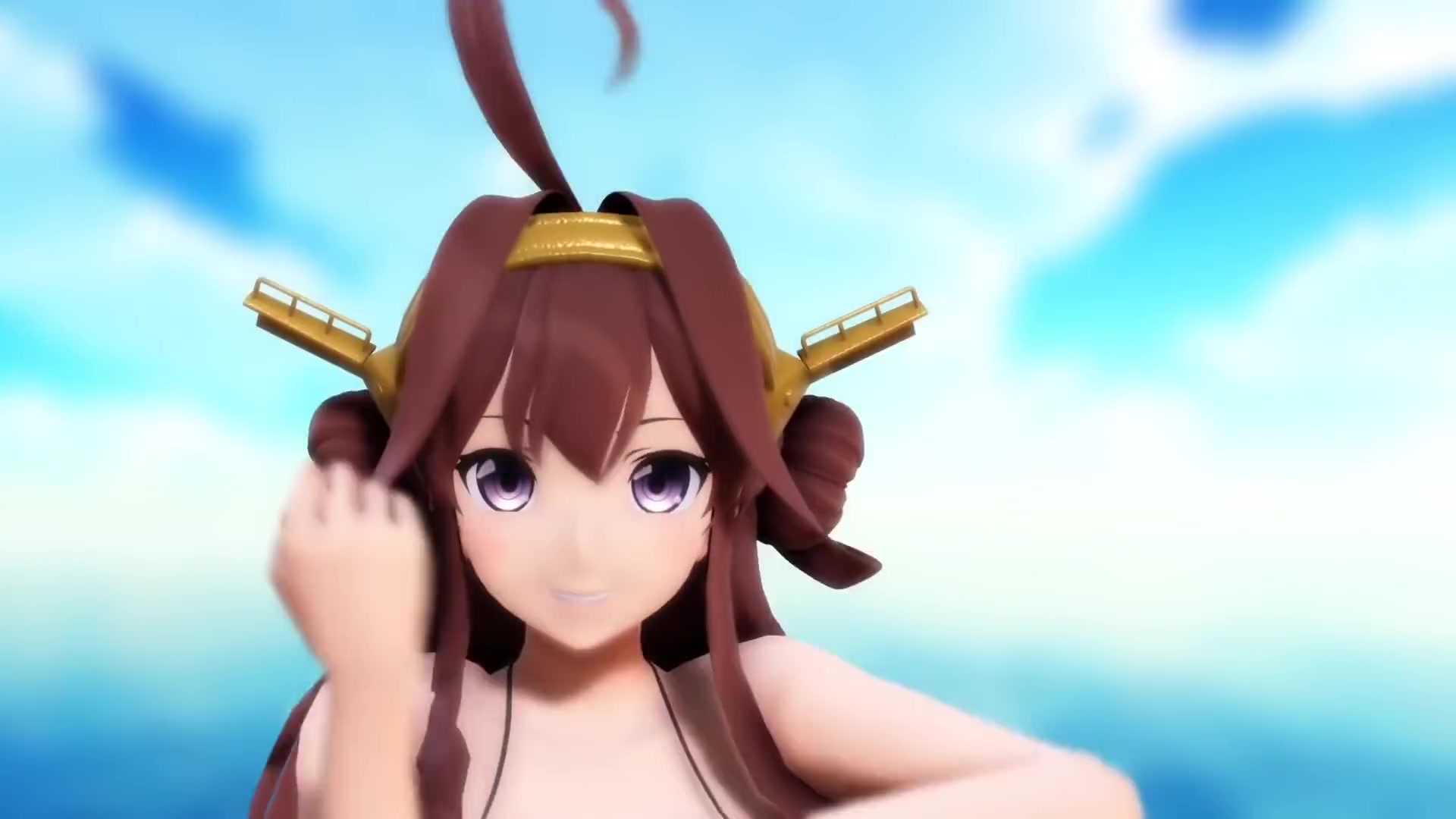 mmdkancolleonthealertswimsuitkongoharunahiei1080p60