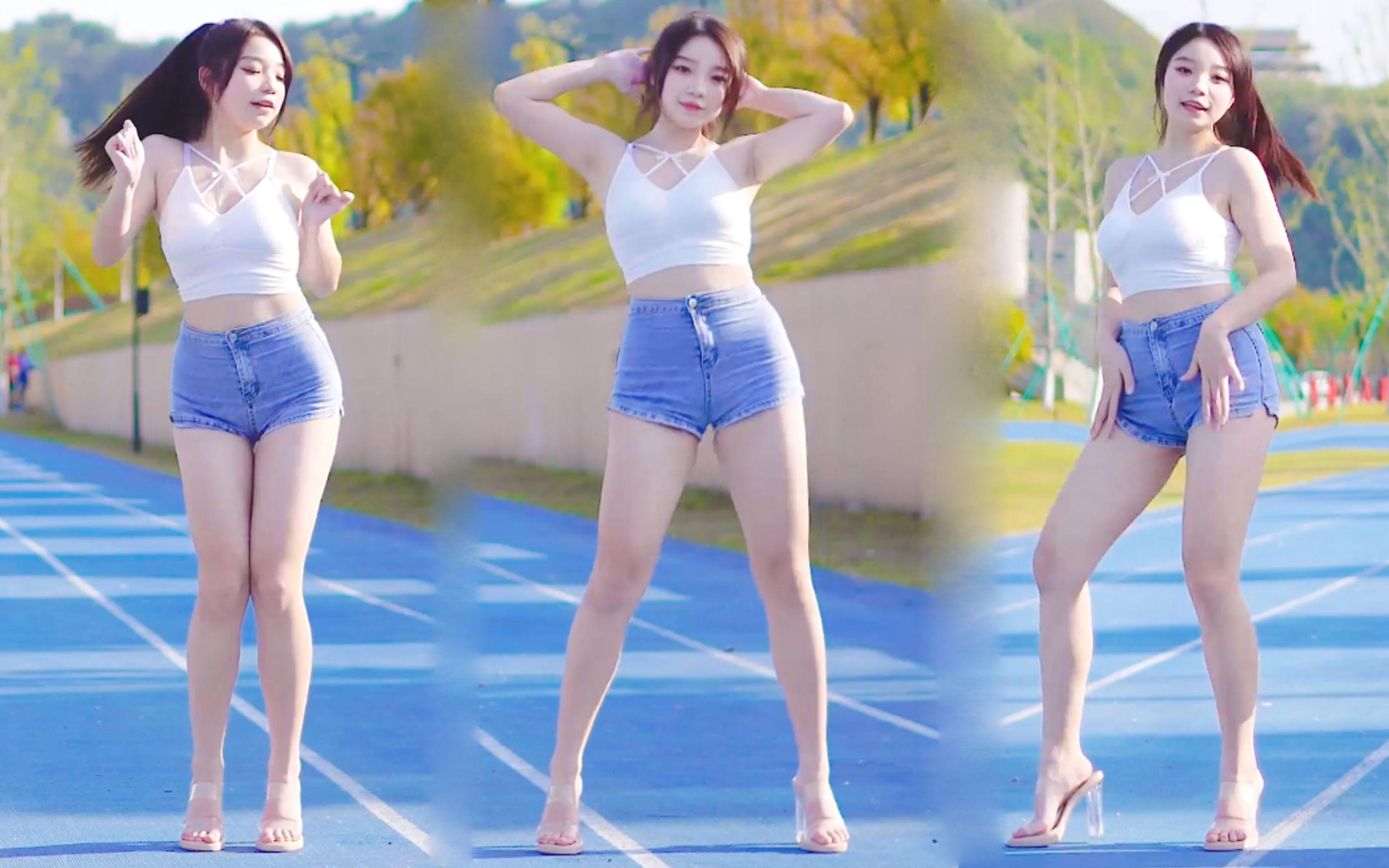 Summer is all about hot pants and suspenders~Shake it!