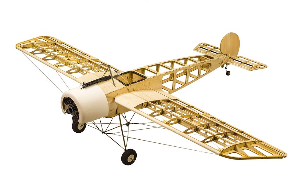 DWhobby 轻木拼装套材遥控飞机模型S24Fokker Eindecker 1.5M 战斗机 
