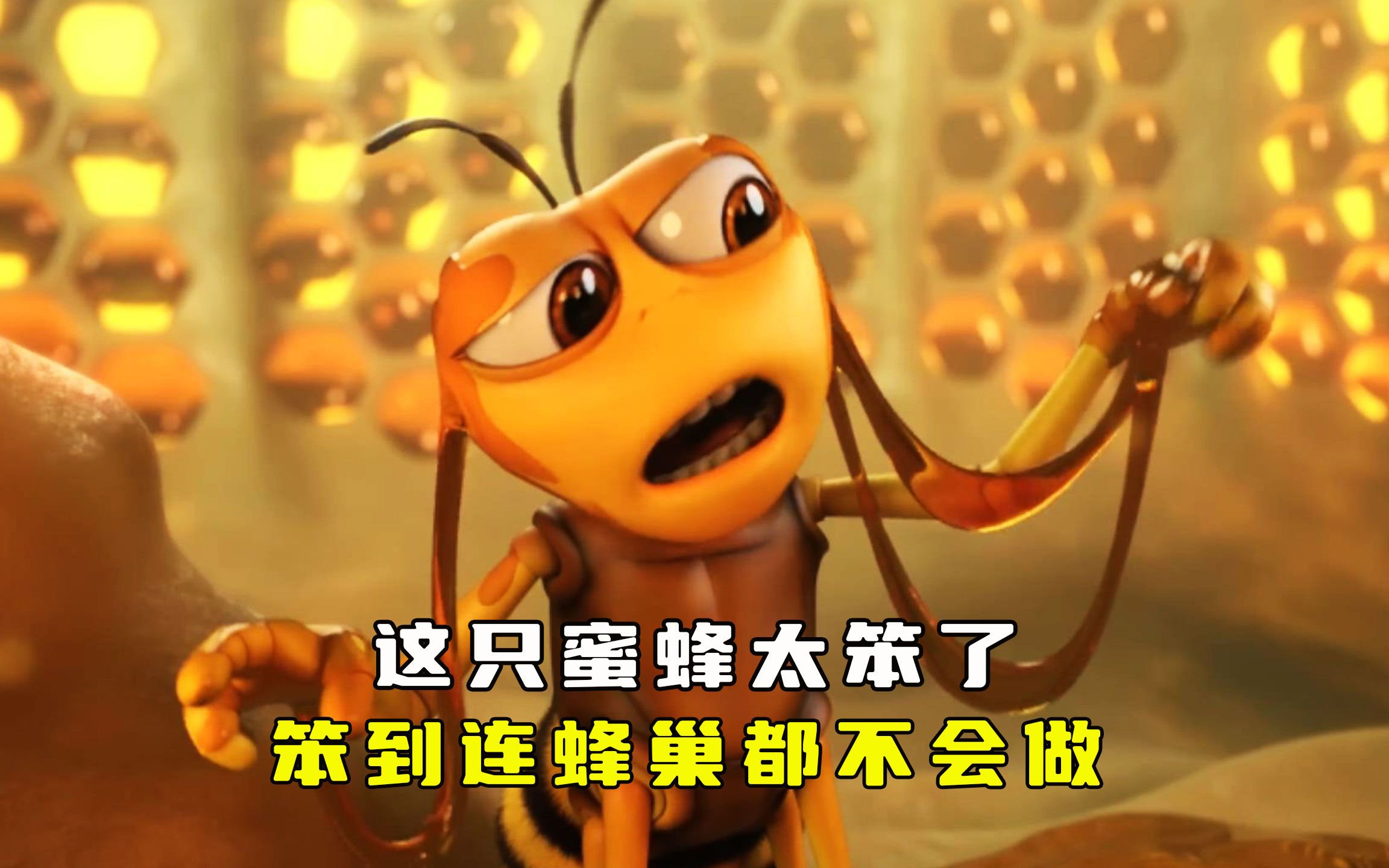 蜜蜂天生笨拙，竟然连自己的蜂巢都不会制作