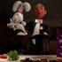 一个魔术师与兔子的短片动画故事