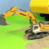 儿童挖掘机玩具，趣味挖掘机工作表演_1080P_HEVC