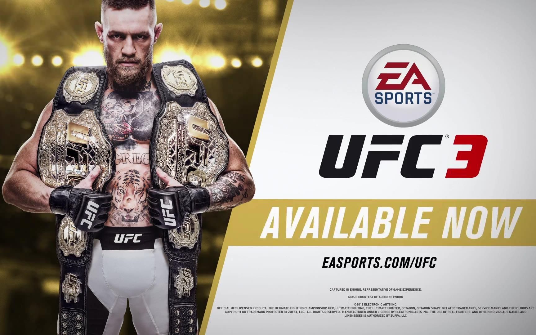 爆肝ufc3白金跳杯conormcgregor最后封盘之舞