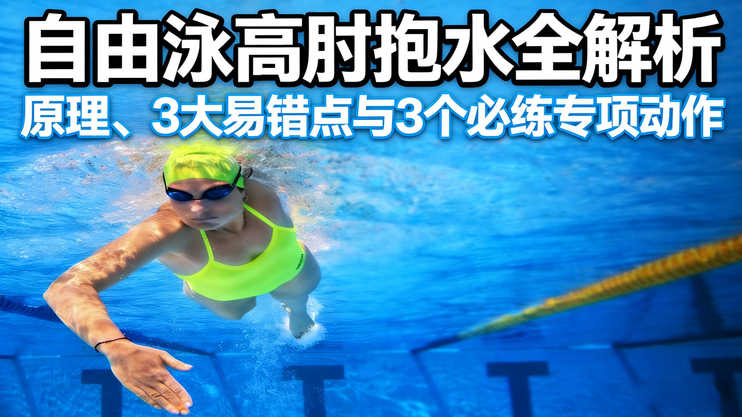 自由泳高肘抱水全解析：原理、3大易错点与3个必练专项动作