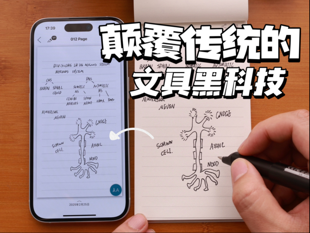 颠覆传统的文具黑科技：纸与手机的同步使用
