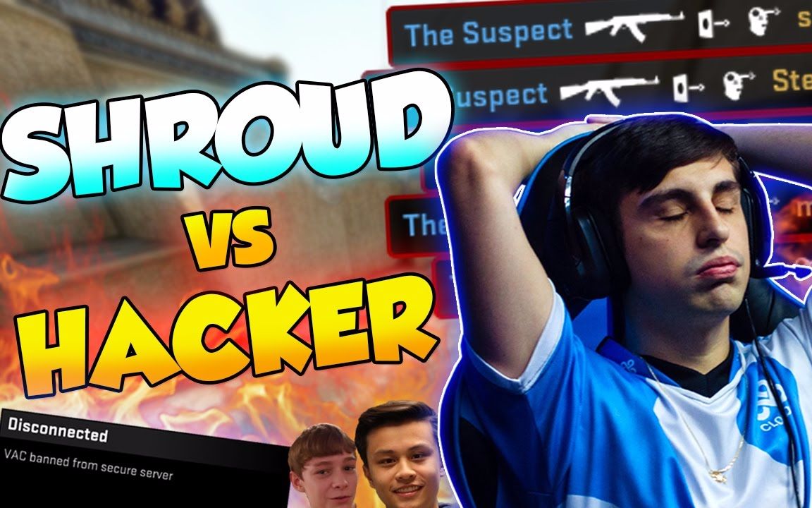 shroud vs hacker - who has better aim?