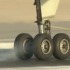 慢镜头实拍：飞机降落轮胎接地瞬间，真的耐磨，心疼轮胎三秒钟…