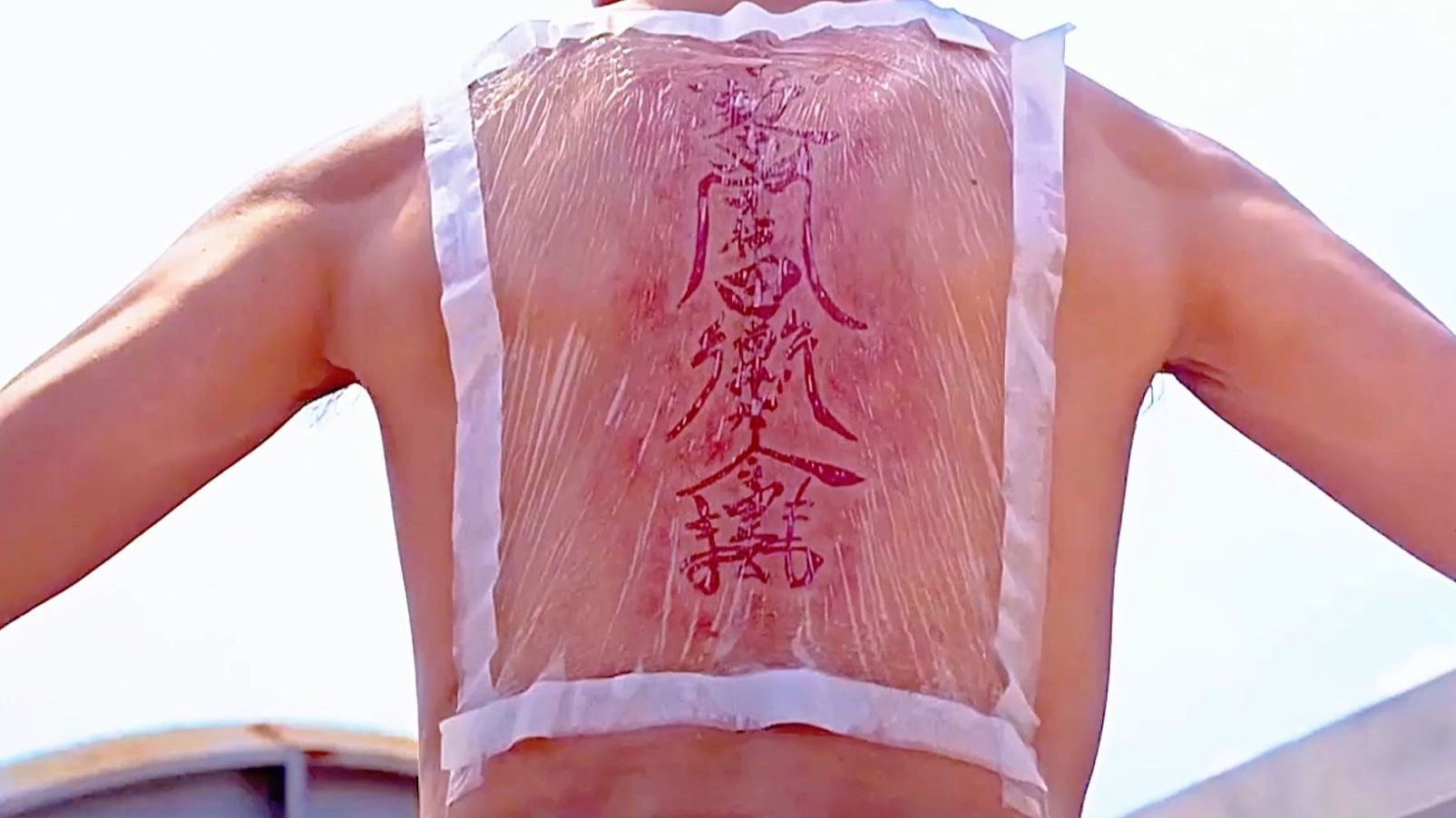 “害怕得精神病，他在后背纹了一道百病不侵符，好像正常人是做不出来这种事的！”《命案》