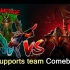 5 supports team comeback vs Megacreeps and Spectre — Dota 2