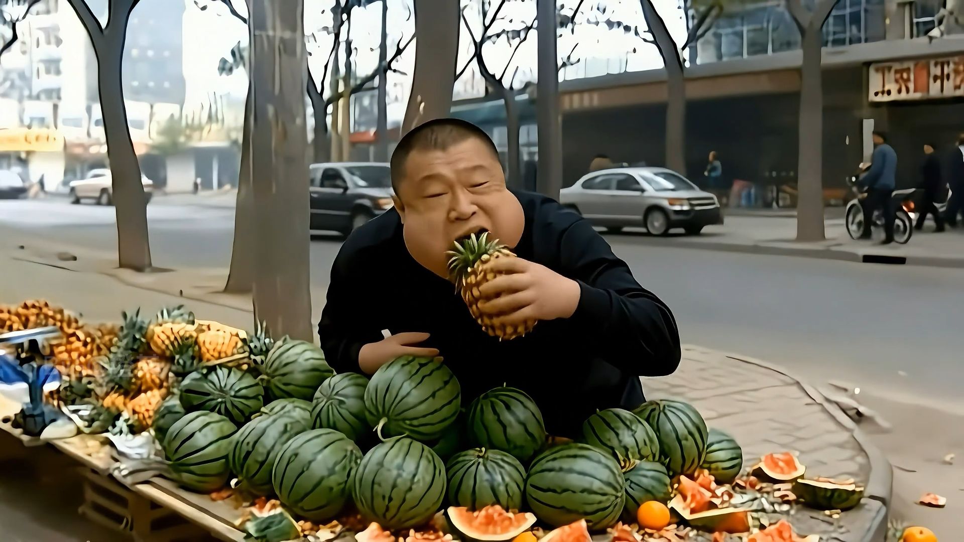 食 欲 旺 盛 买 瓜