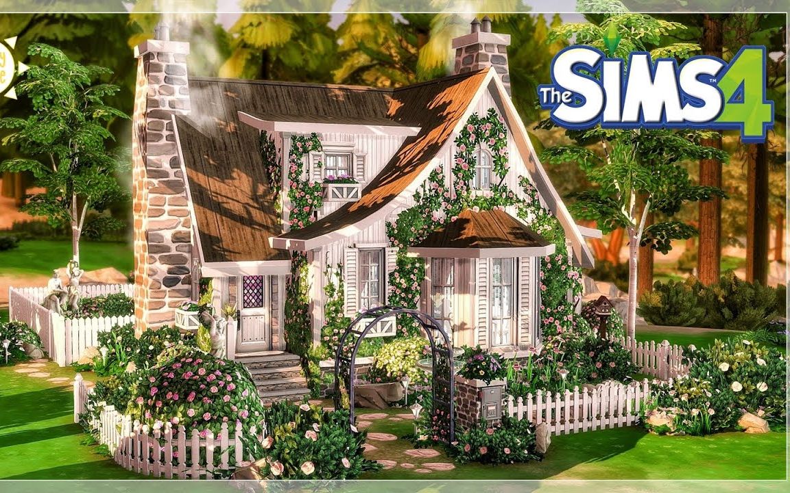 【模拟人生4】sims 情人节玫瑰小屋 速建 NOCC