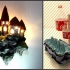 【DIY手工制作/创意的妈妈】使用生活垃圾制作一盏魔幻的城堡挂灯