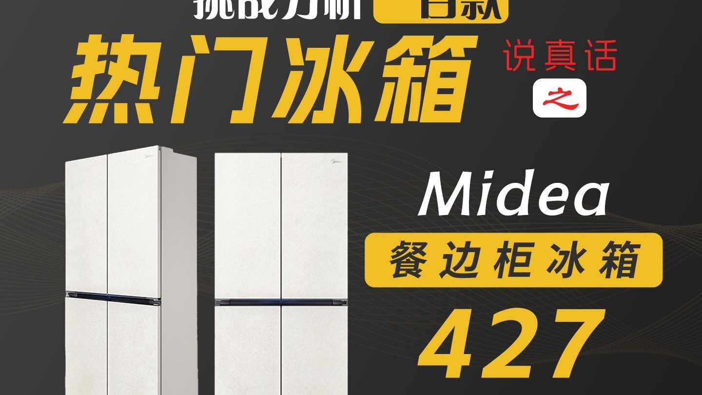 挑战分析一百款热门冰箱【说真话】之美的餐边柜冰箱427