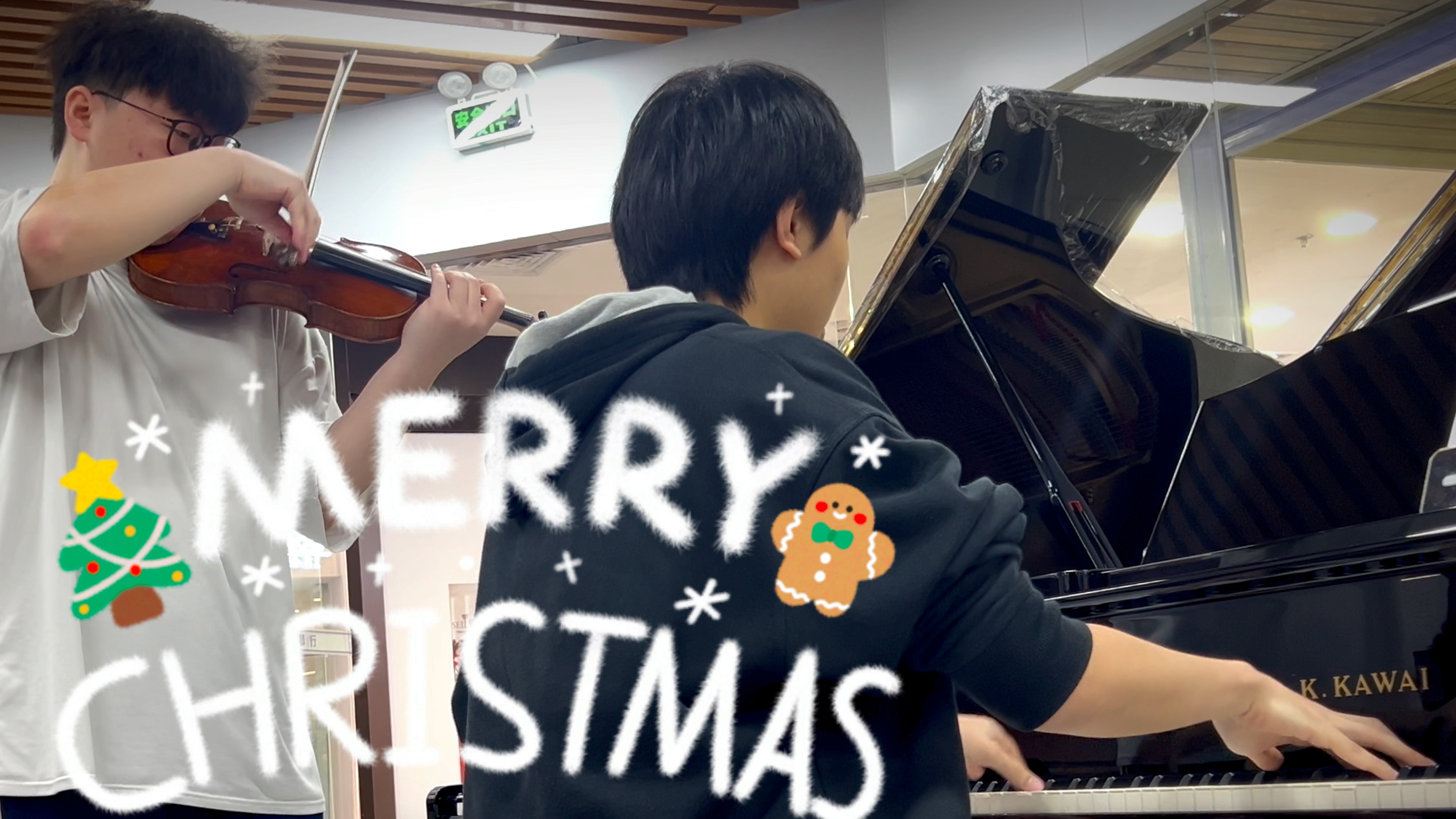 圣诞快乐🧑‍🎄劳伦斯先生#小提琴 #钢琴#圣诞节#平安夜#圣诞快乐劳伦斯先生#乐器演奏