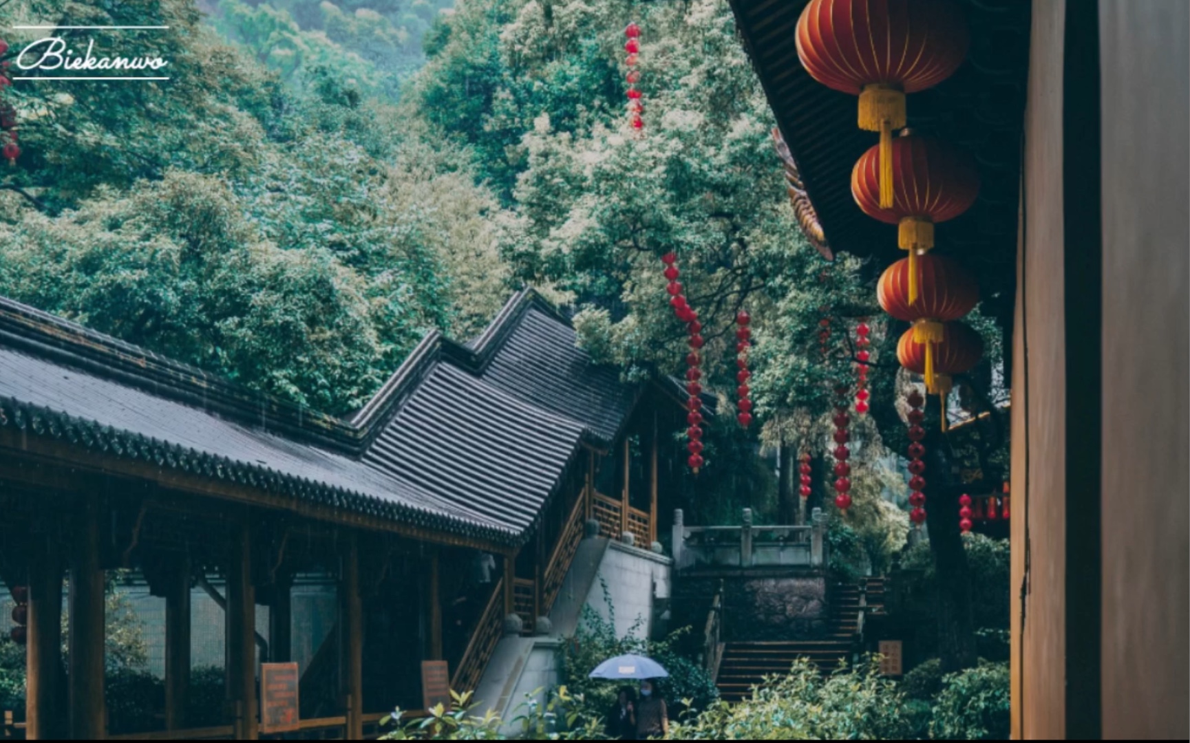1小时寺院氛围环境音+雨声+鸟叫声+风铃声+流水声｜减压系列｜学习背景音 工作背景音｜STUDY WITH ME｜助眠、放松、学习