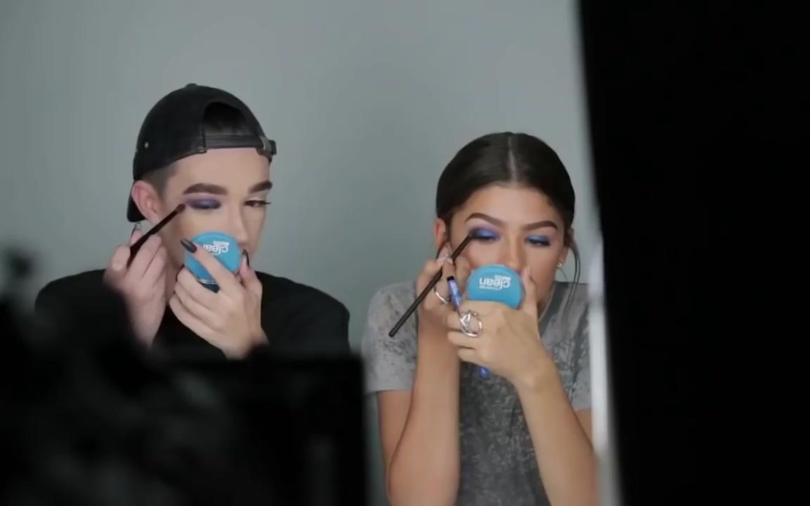 【Zendaya ft. James Charles】 Makeup Challenge_哔哩哔哩_bilibili