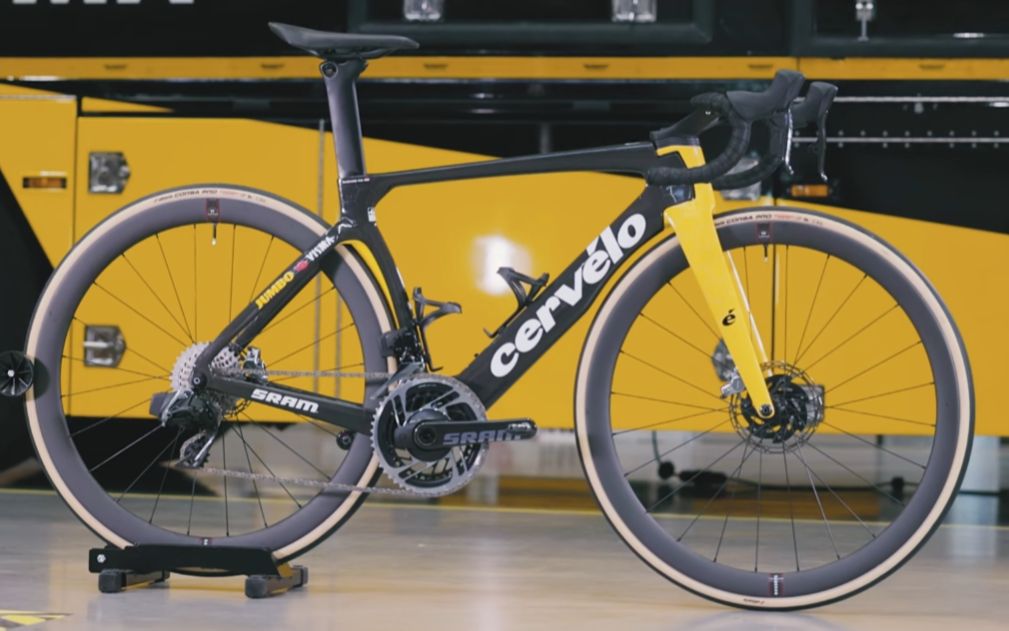 2023款Cervelo S5珍宝维斯马队版装车，整车7.59KG！