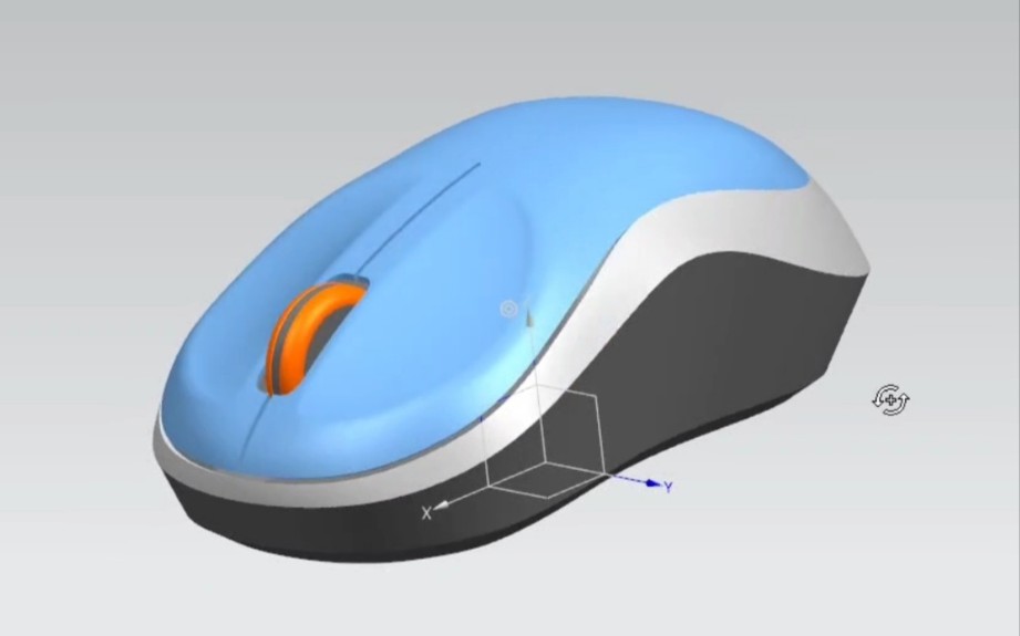 ug nx10.0鼠标建模过程