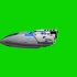 【绿幕素材】4K 在飞行中星际迷航穿梭机绿幕视频素材 无水印！