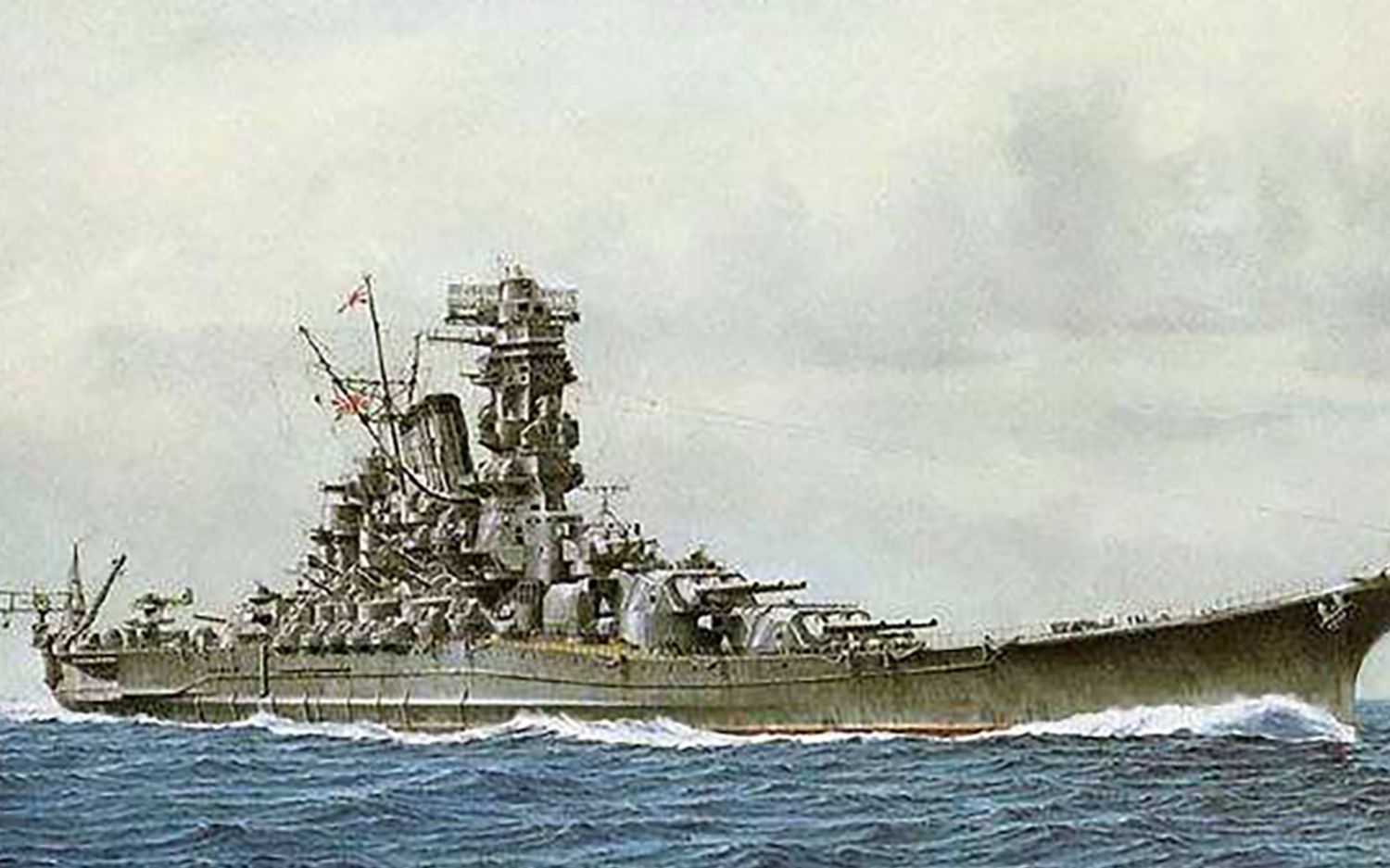 大和号战列舰拥有各种火炮，其中竟有世界上威力最大的460毫米火炮