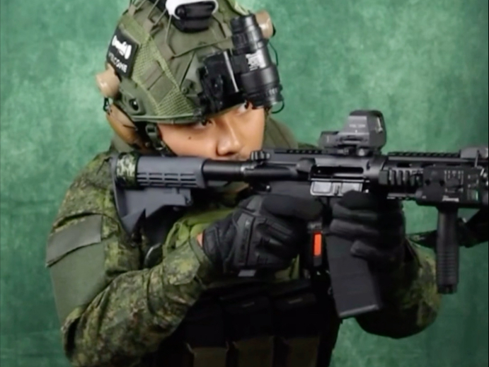 菲律宾共和国陆军迷彩战术穿搭造型展示