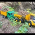 挖掘机装载机运输土方填水坑