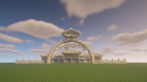 【我的世界】中式建筑《玥砂》建筑分享