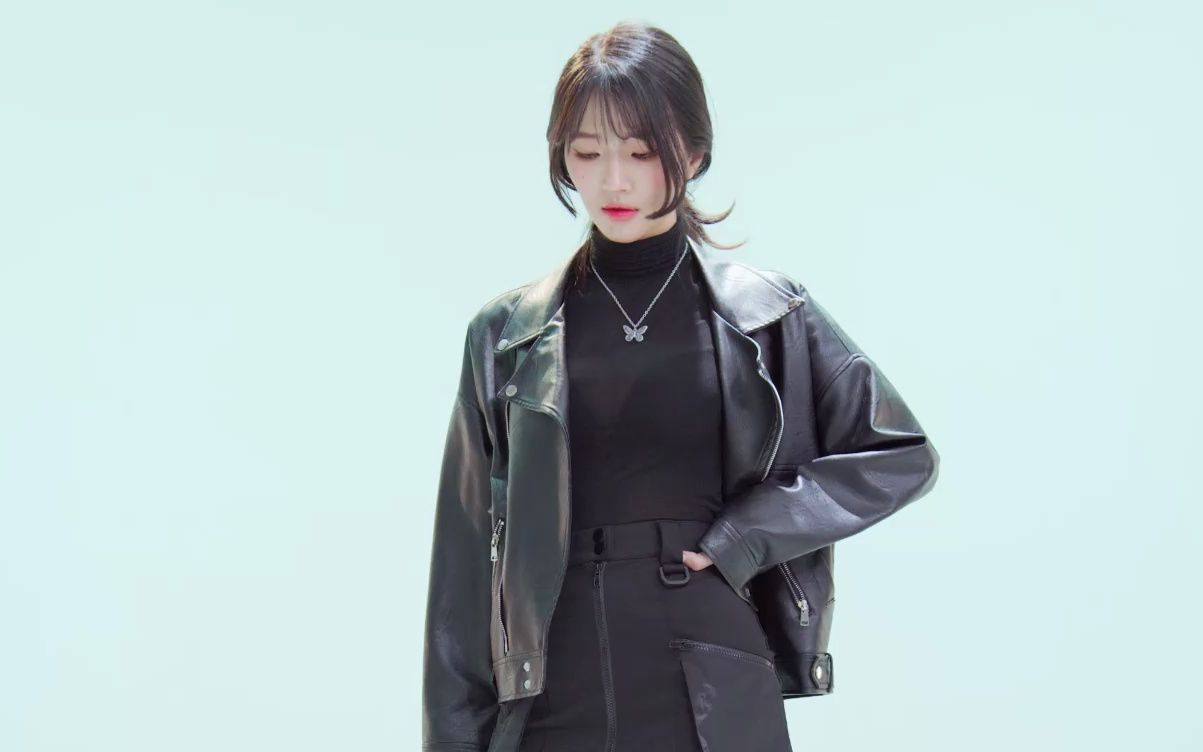 Black Mamba Seo Young Black Leather Jacket