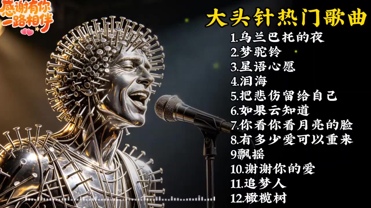 【2026网络歌曲】 大头针歌手激情演绎12首经典金曲，带你重温经典瞬间！