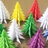 五颜六色的圣诞树折纸，反正我学会了