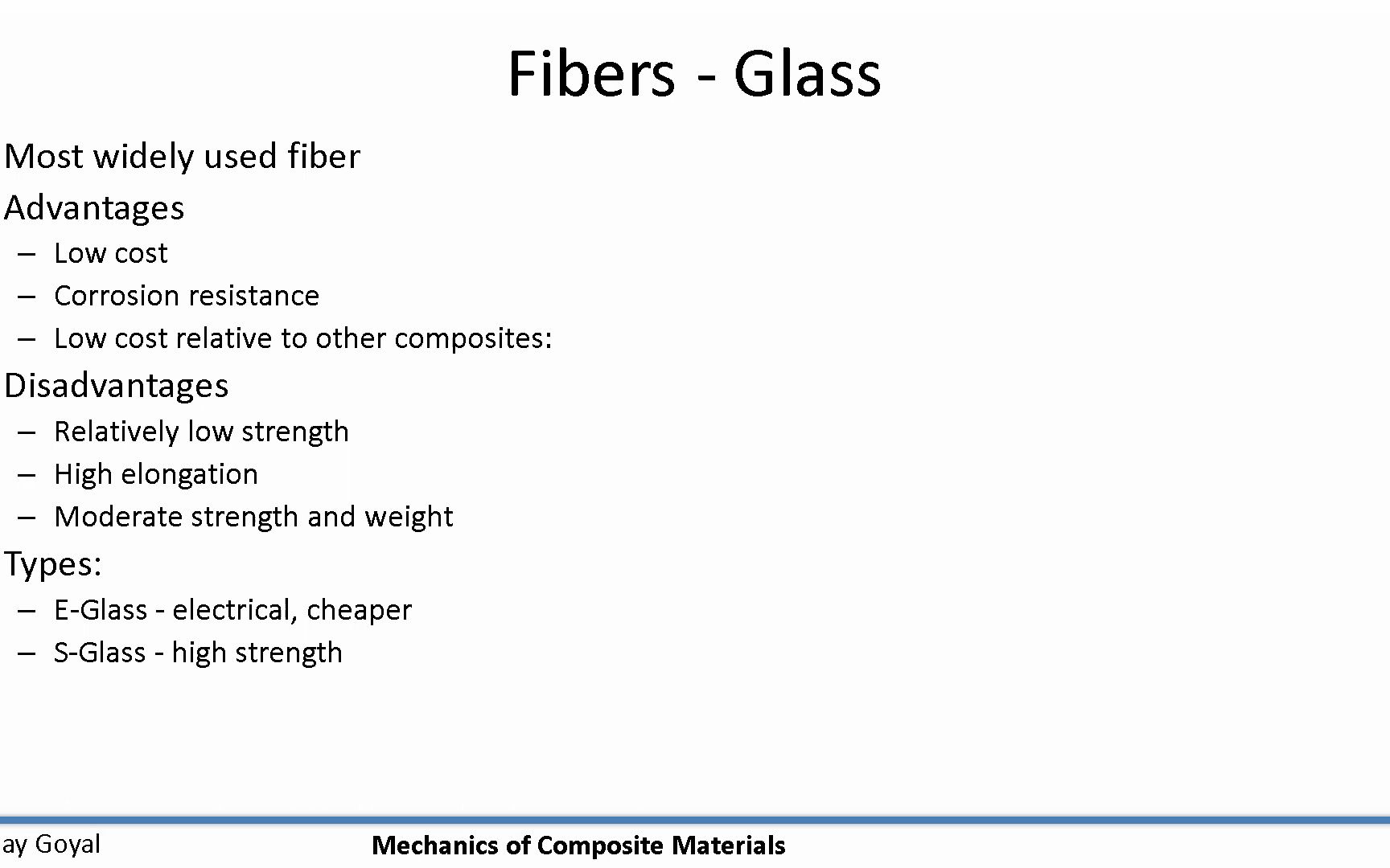 复合材料力学 - 第5讲-材料，制造和微观力学