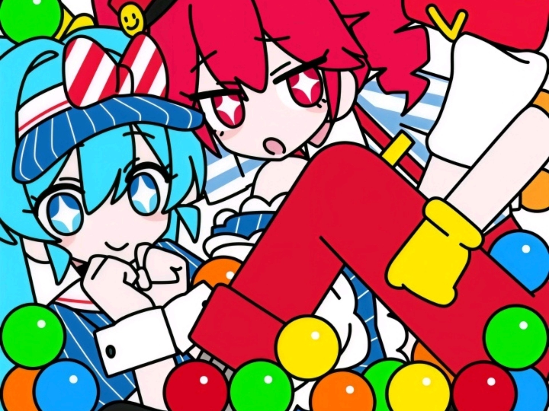 【4K/中文字幕】催眠术/メズマライザー/Mesmerizer サツキ/初音ミク/重音テトSV