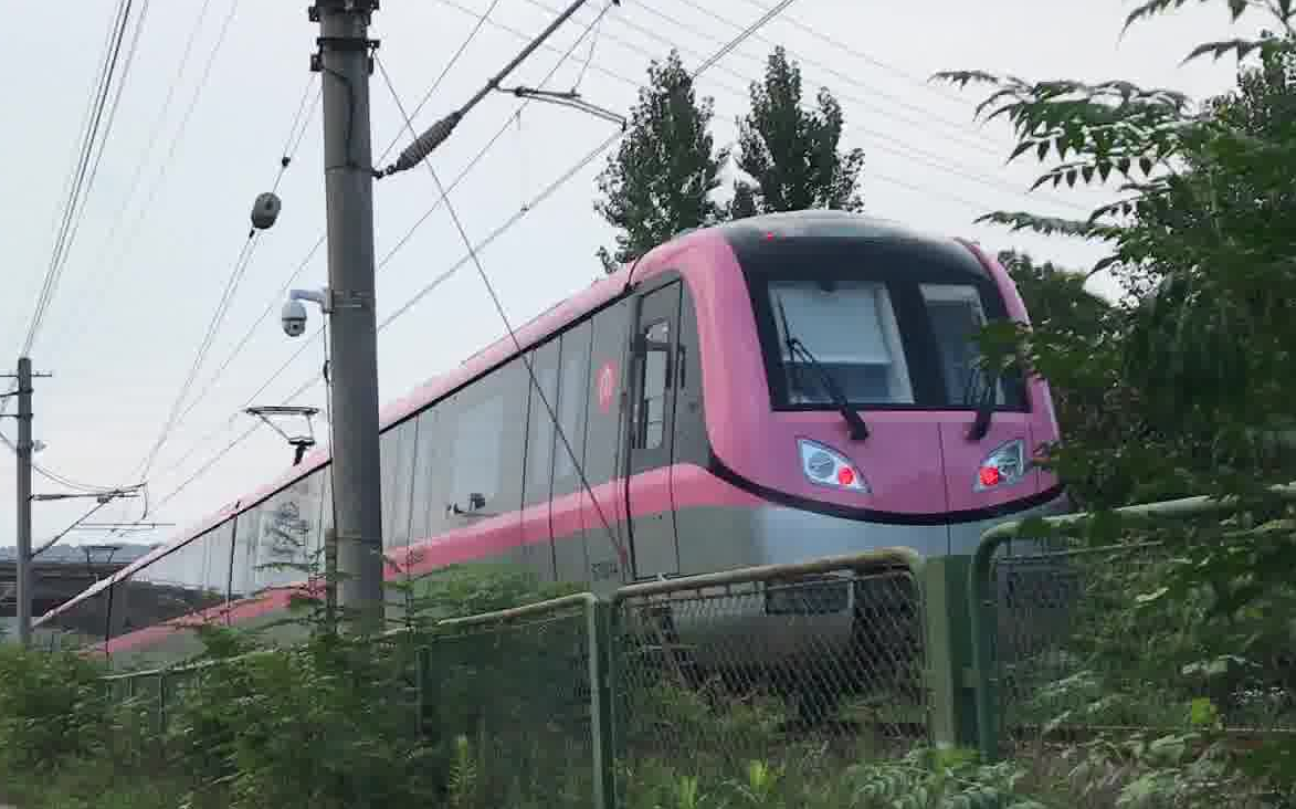 【南京地铁】s7号线首列车试车