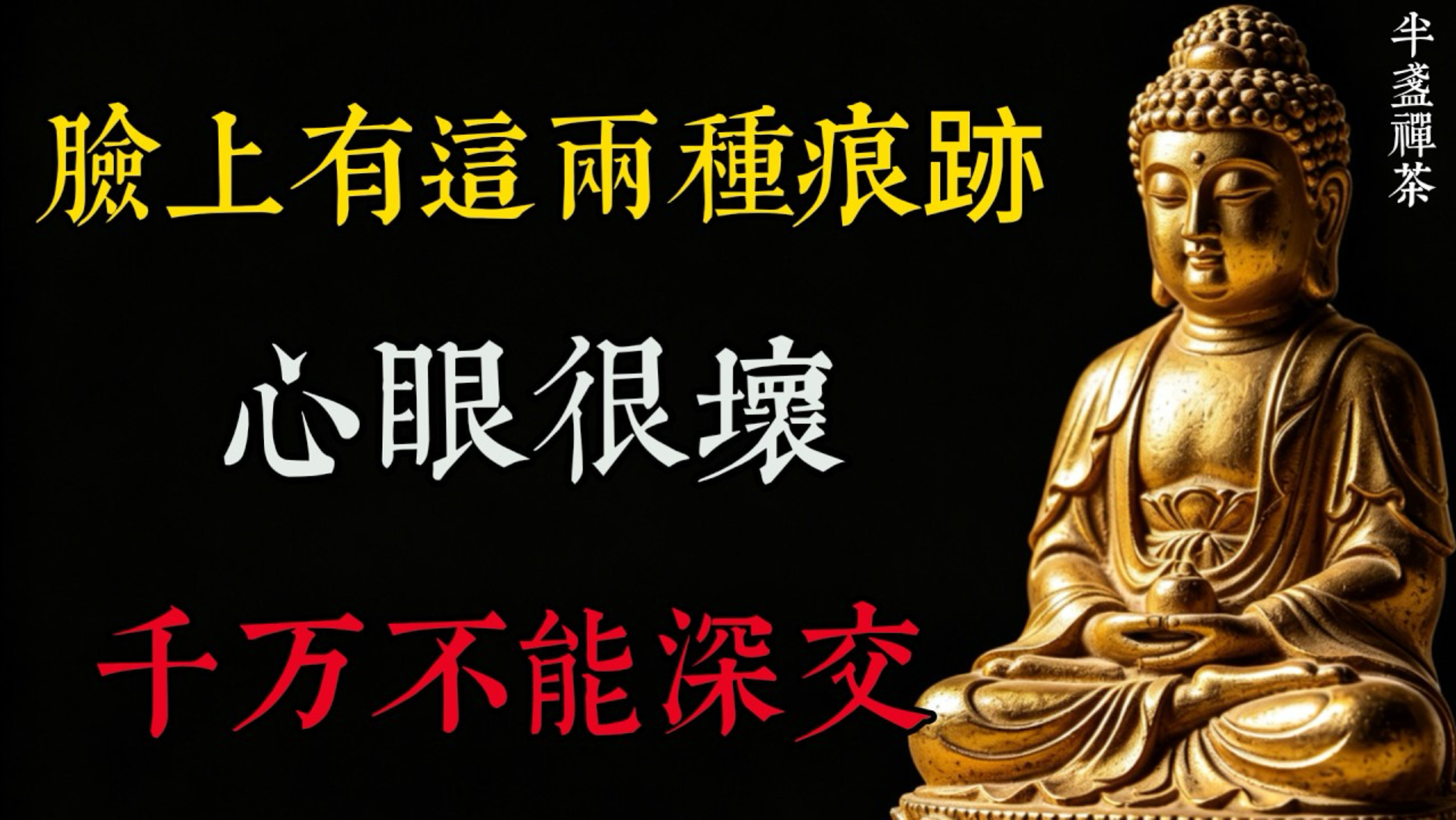 脸上有这两种痕迹的人，心眼很坏？禅修者教你以清明心识人护心