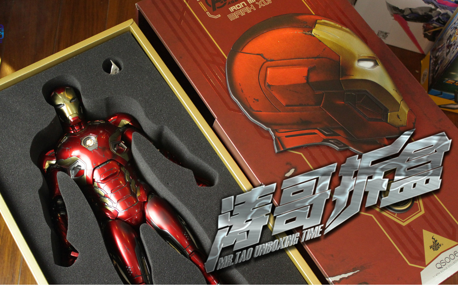 涛哥拆盒hottoysmk4514钢铁侠拆箱简评