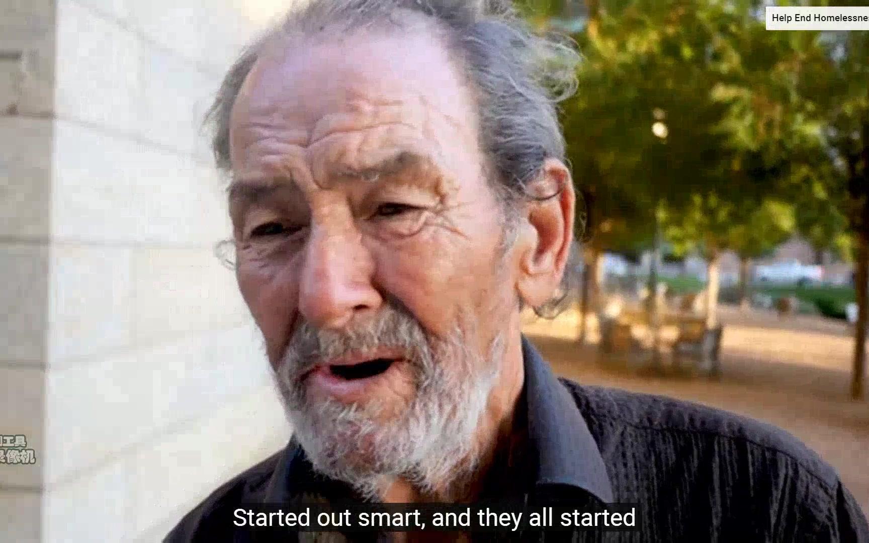 (看不见的人系列 英文字幕)在达拉斯流浪的阿肯色州老爷爷的唯一愿望