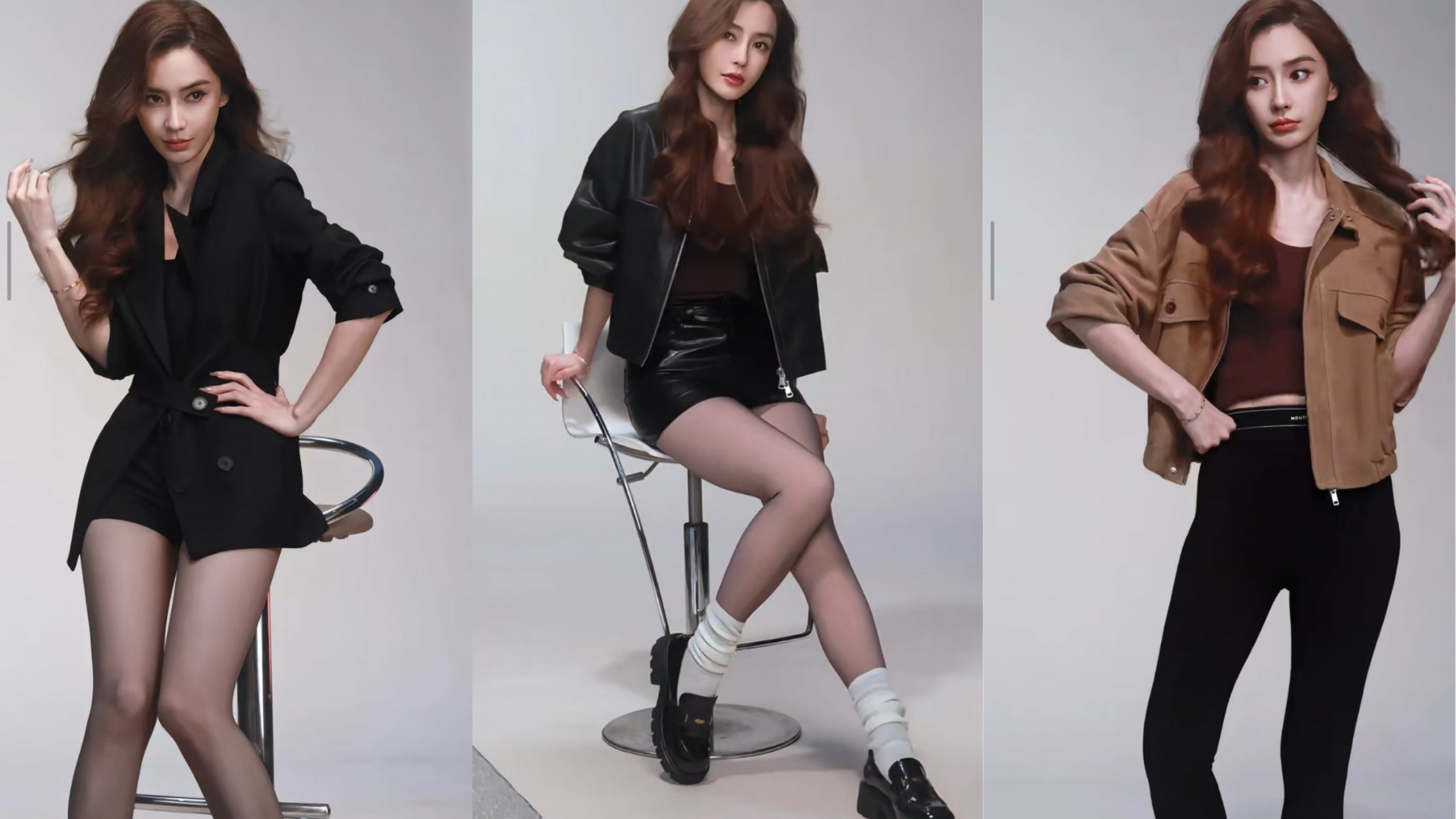 杨颖Angelababy丝袜瑜伽裤代言视频