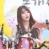 【韩国女子乐队Bebop】[雅妍]国民级女神2015最新街头架子鼓表演