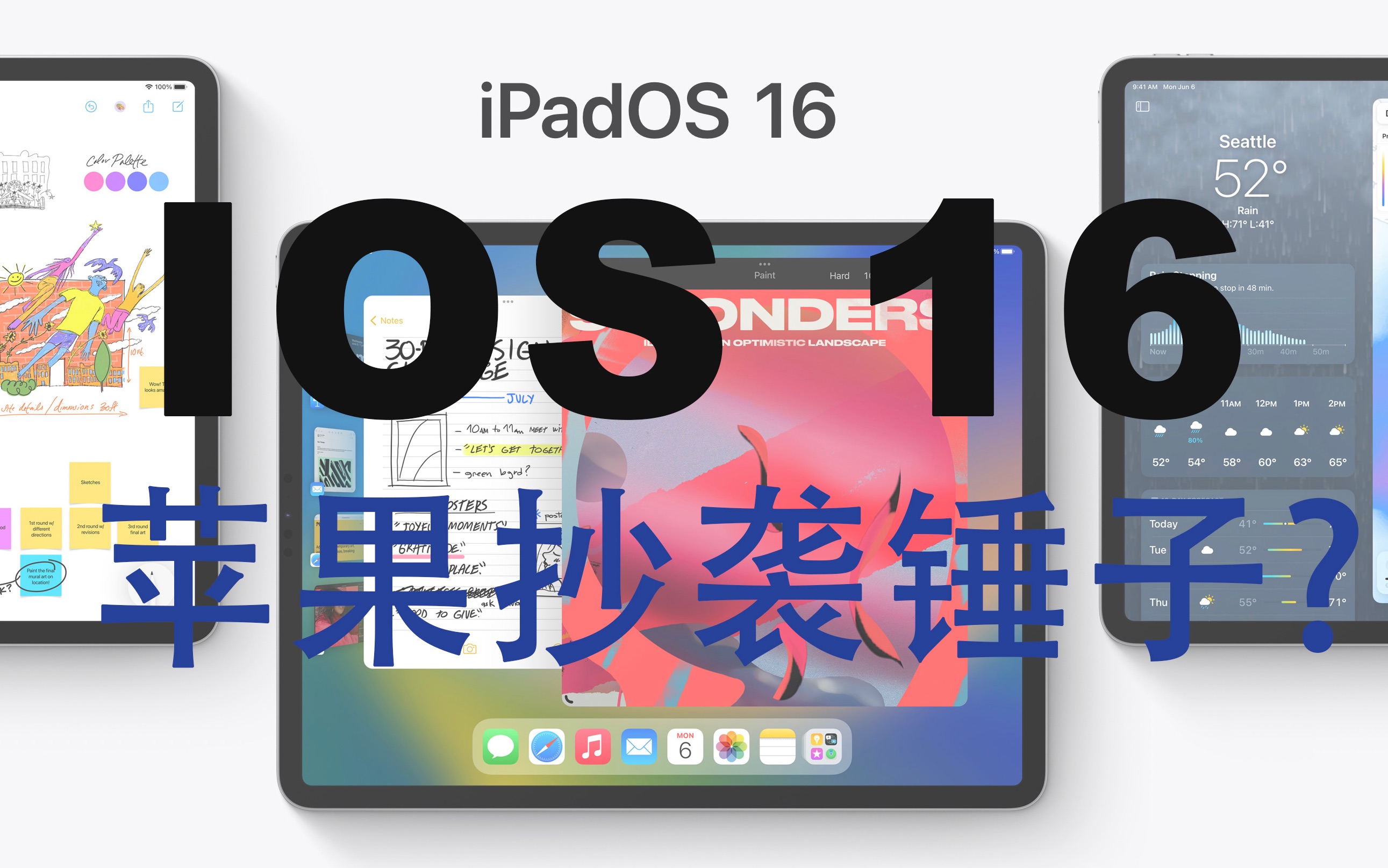 iMac,iPhone,ipad实机体验iOS6,ipados16,Mac os13,WWDC22苹果开发者大会哔哩哔哩bilibili