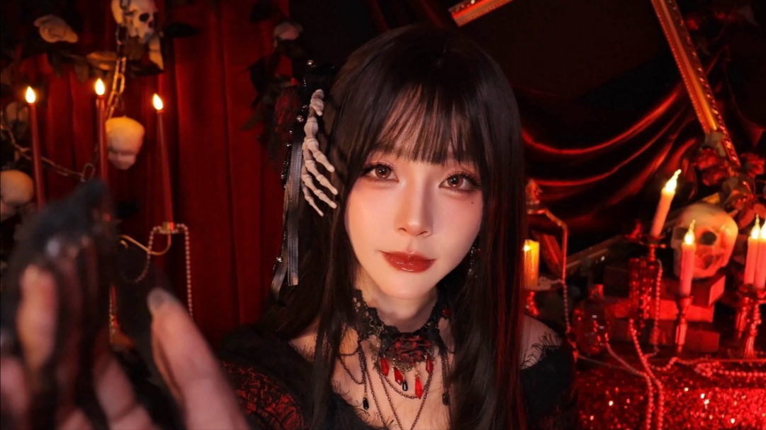 微恐ASMR｜暴雨天古堡吸血鬼2｜病娇｜冥想｜羽毛钢笔写字声｜梳头｜触发音｜敲击音｜耳语｜双声道｜情景模拟助眠｜女性向