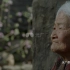 农村门外孤独的老人凝望远方视频素材