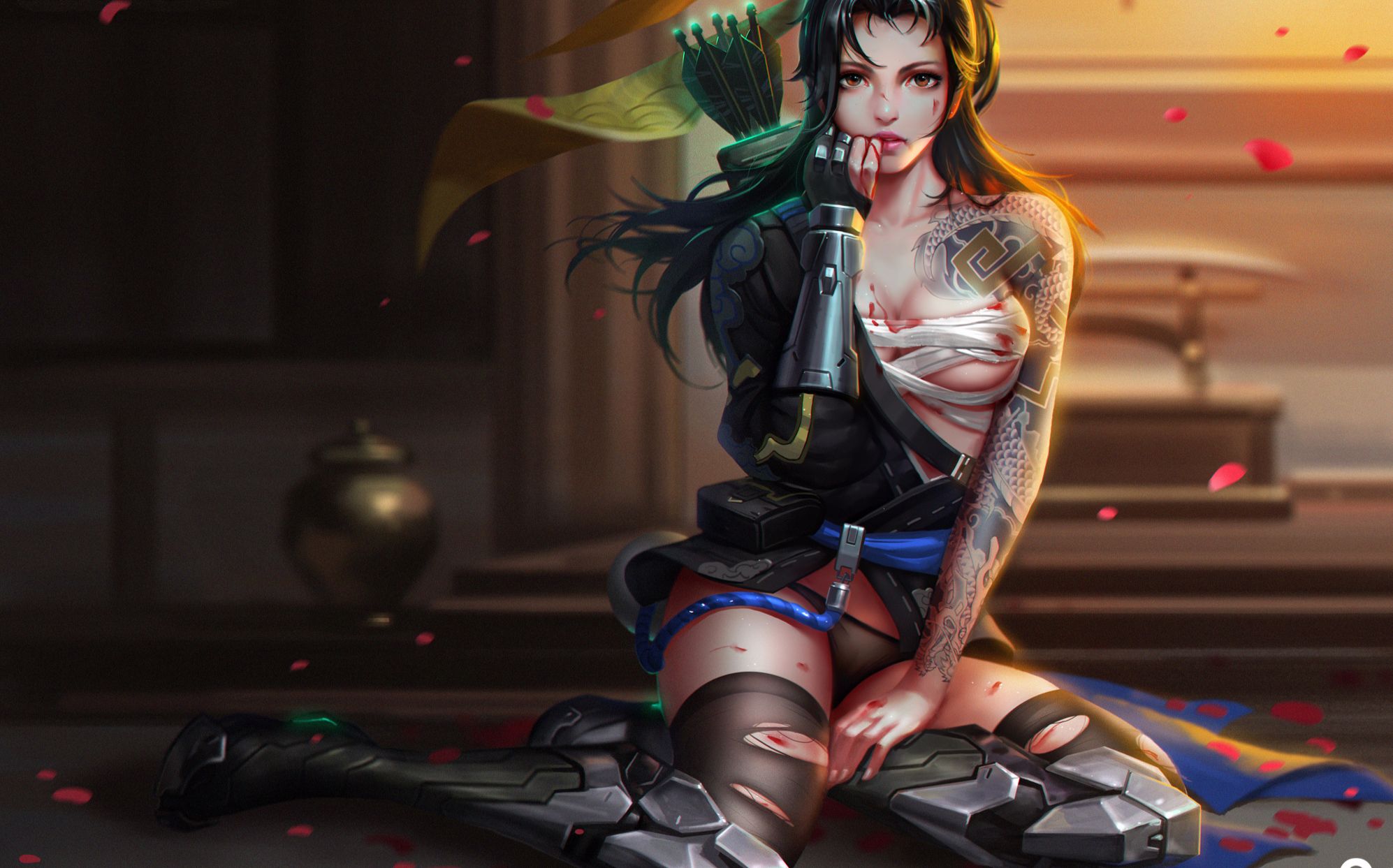 【守望先锋/壁纸向】幻灯片也能燃起来