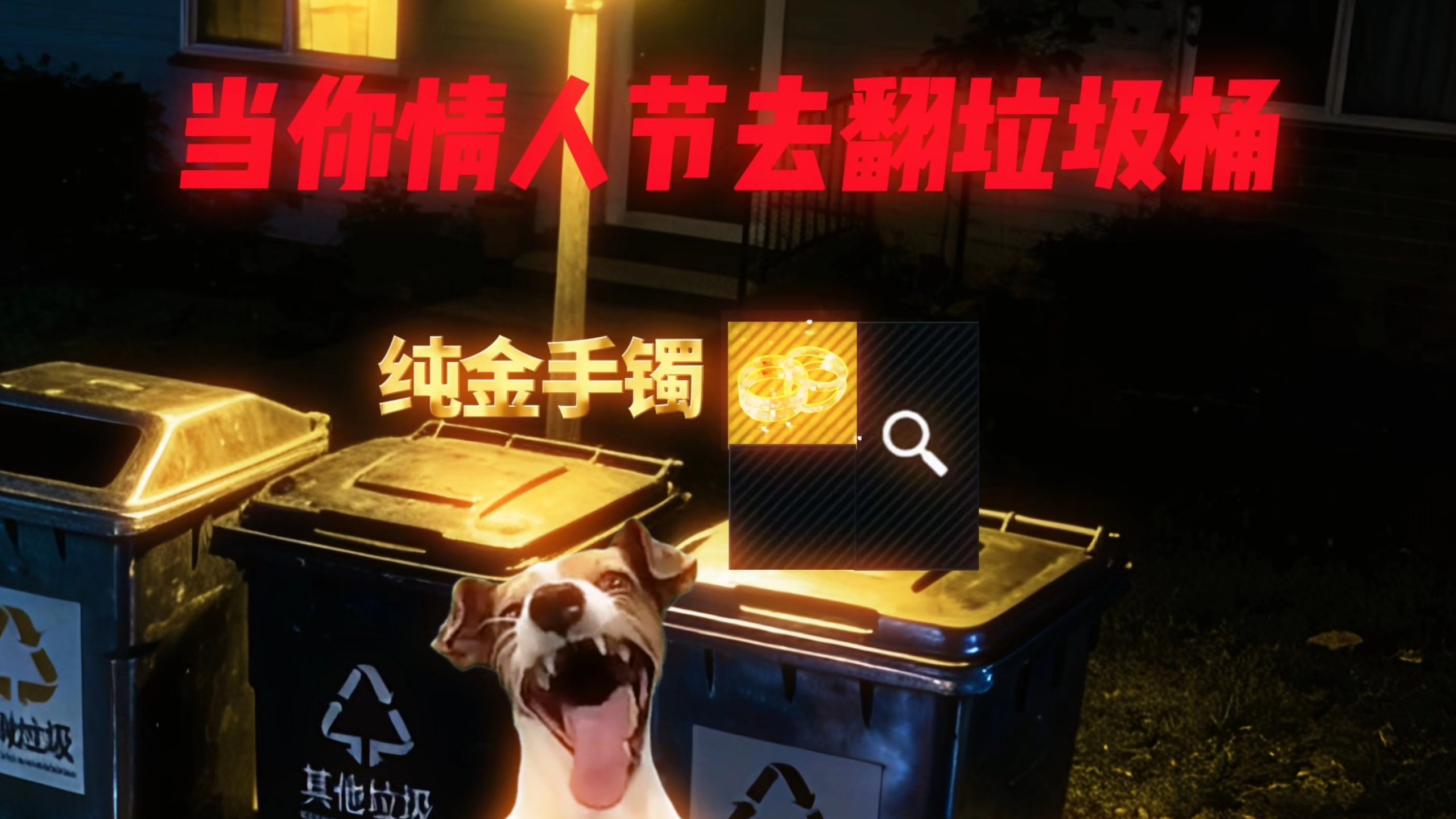 当你情人节去翻垃圾桶：