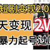 保姆级教程——短剧推广 项目拆解，小白也能轻松月入3w+，AI全自动创作短剧